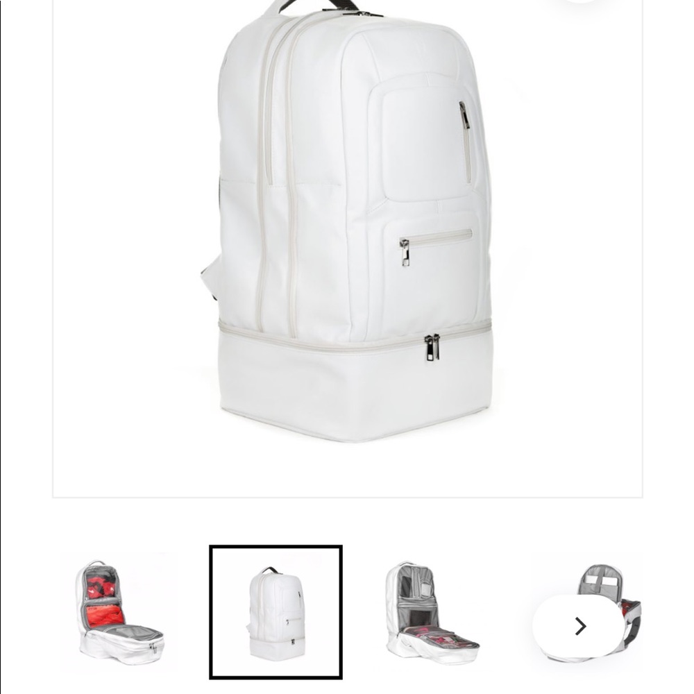 TSA APPROVED SOLEPREMISE WHITE SNEAKER TRAVEL BAG